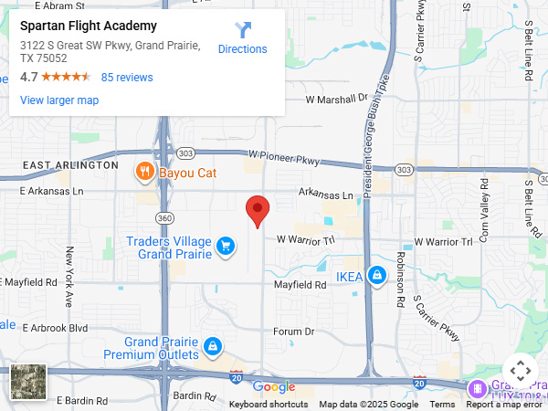 spartan flight academy Grand prairie location