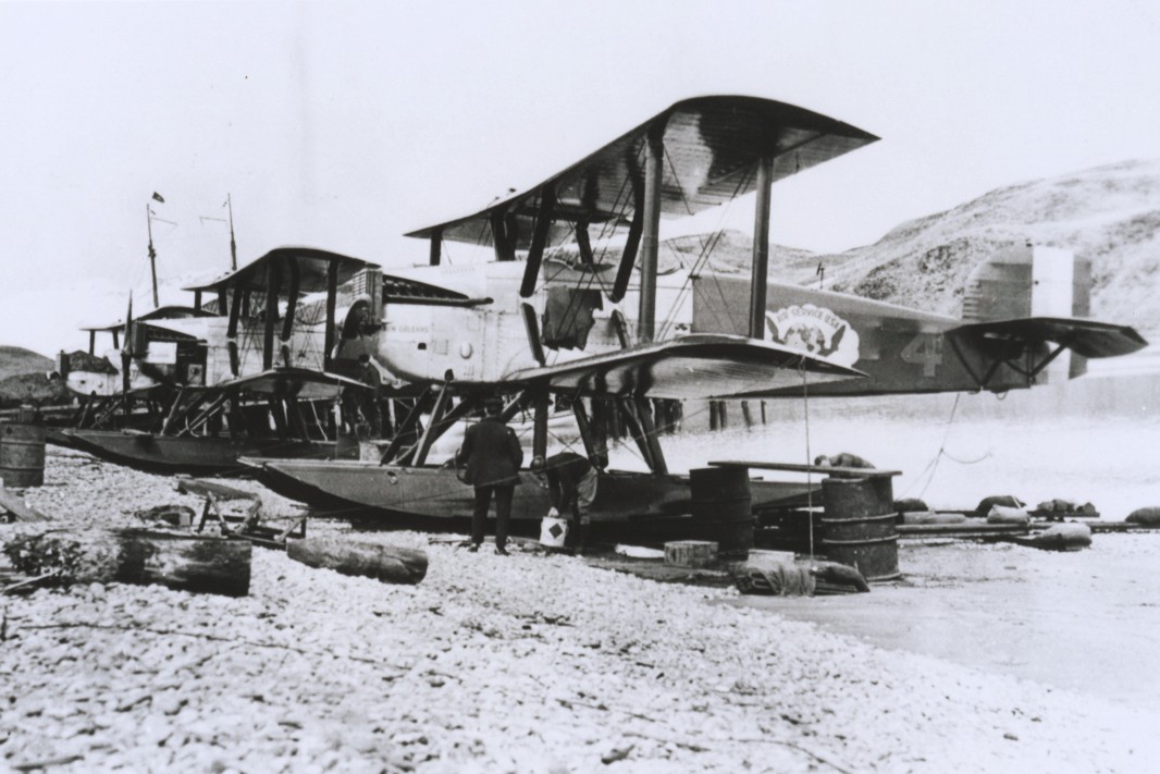 Douglas World Cruiser aircraft in Alaska