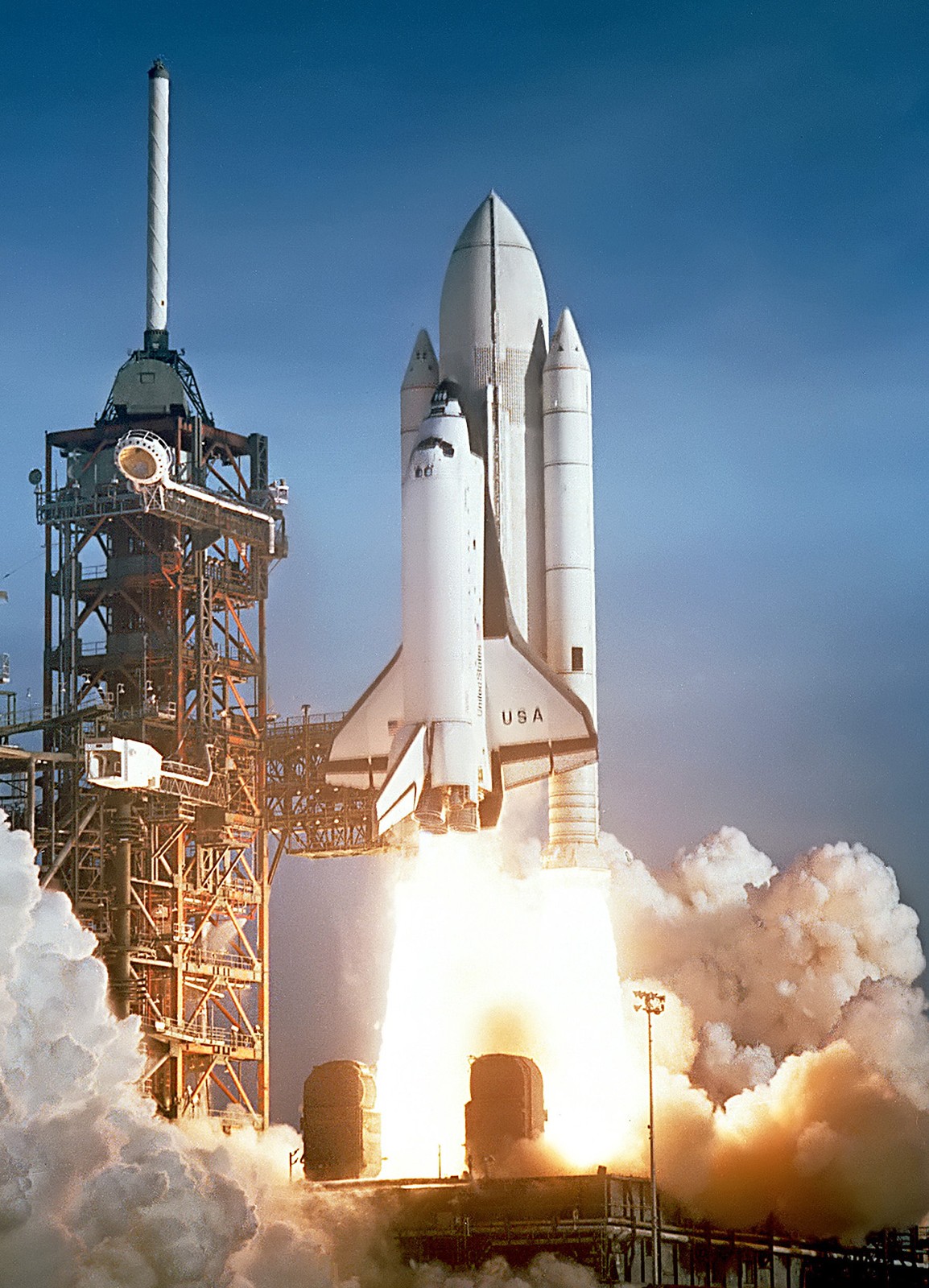 Space Shuttle Columbia launches