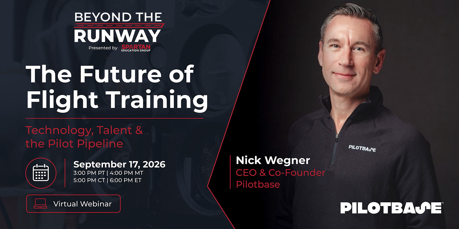 beyond the runway - the future of flight training event