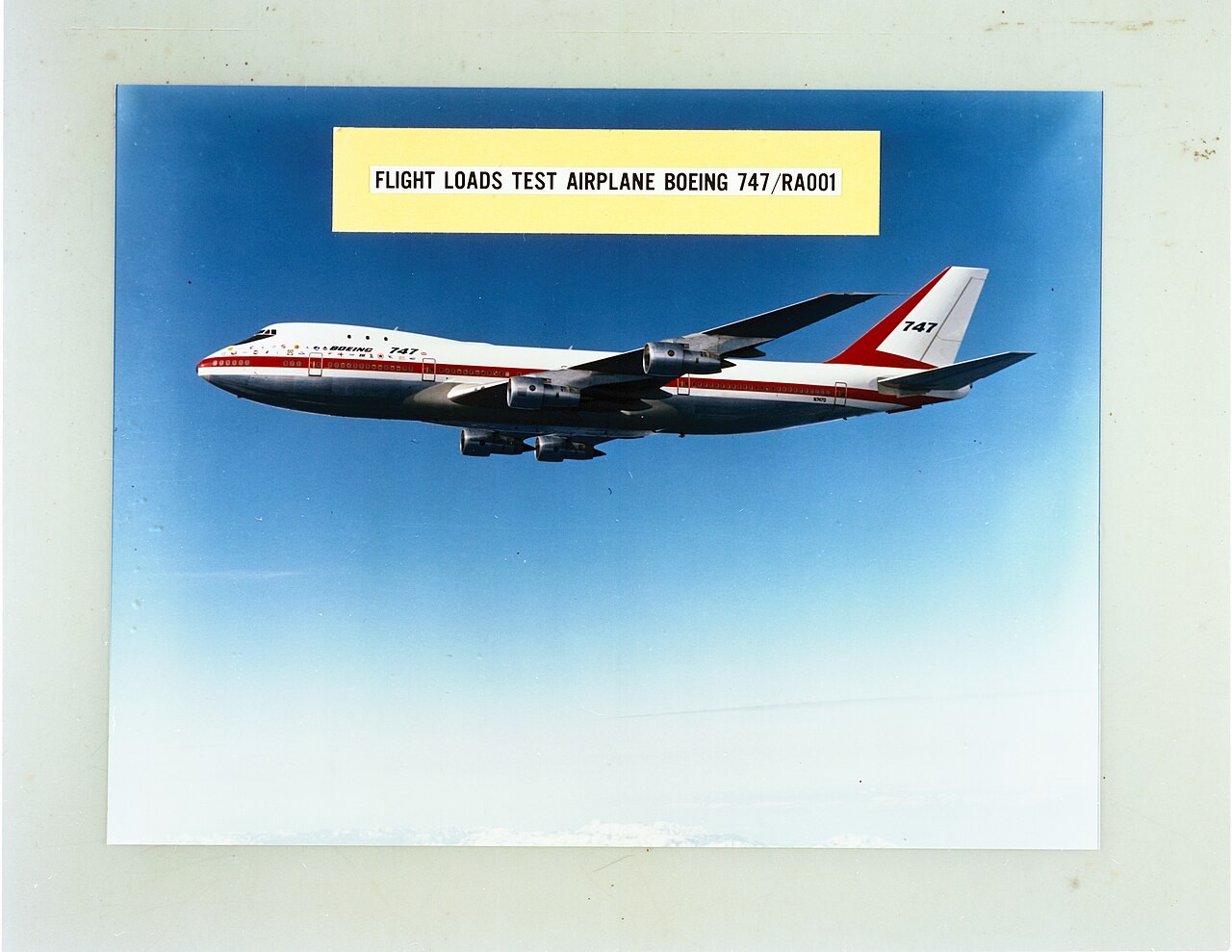 original Boeing 747 prototype